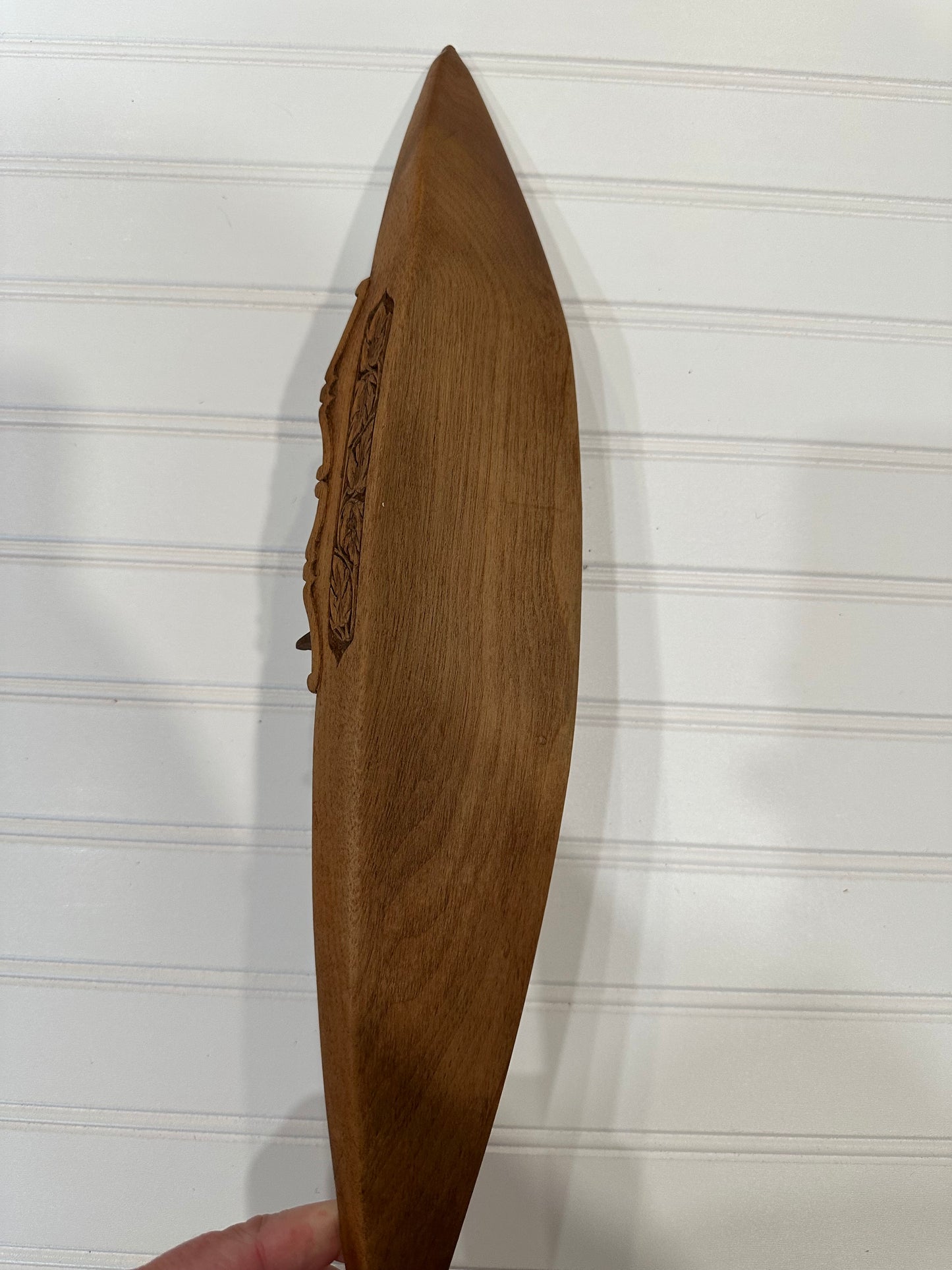 Vintage hand carved boat