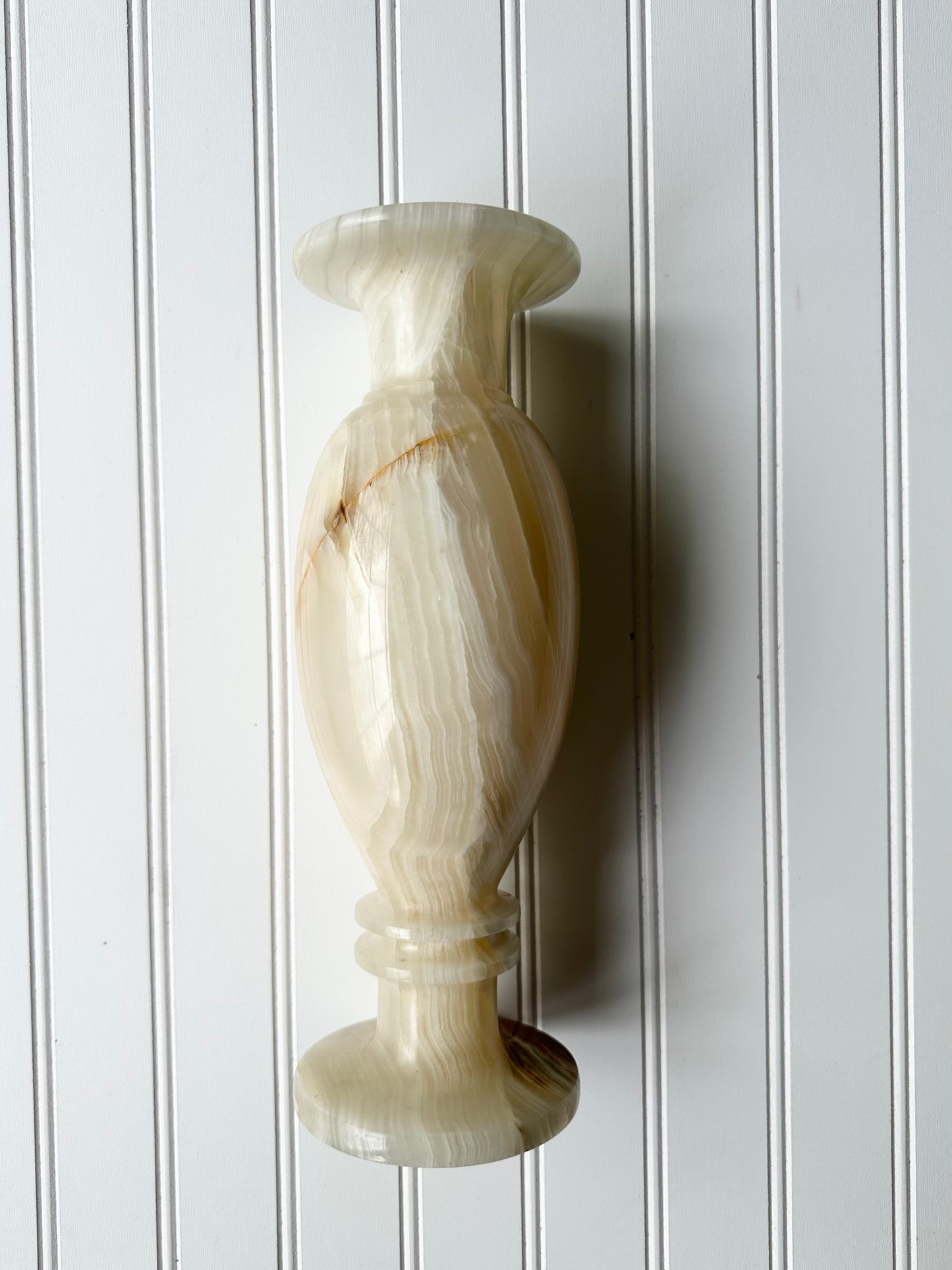 Vintage onyx vase