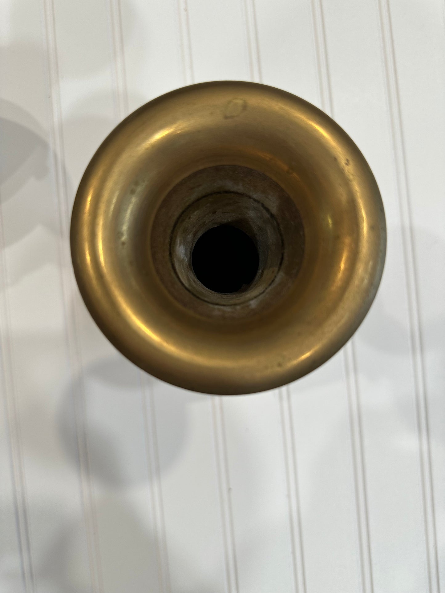 Vintage brass case with rope