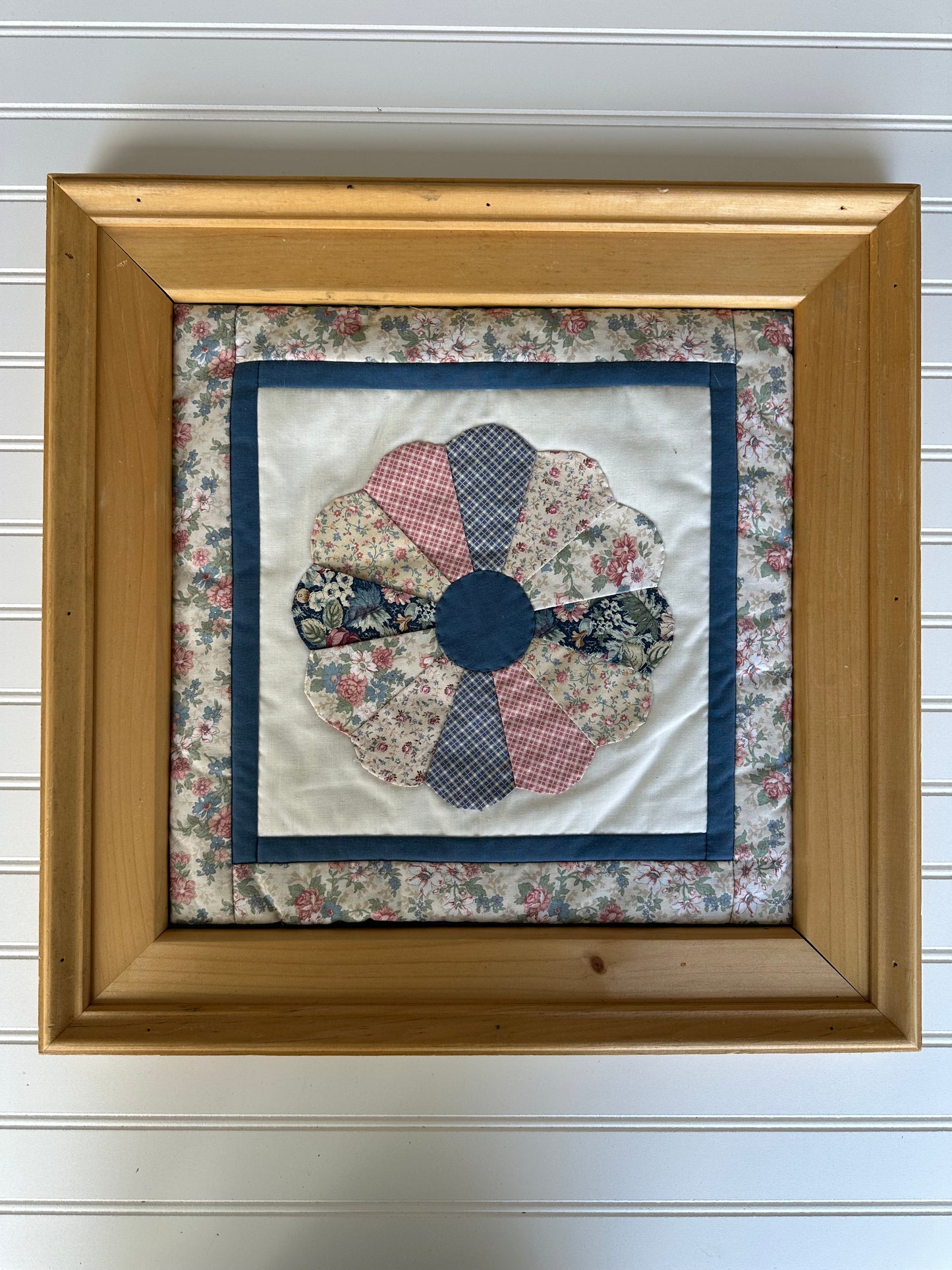 Large framed quilt square