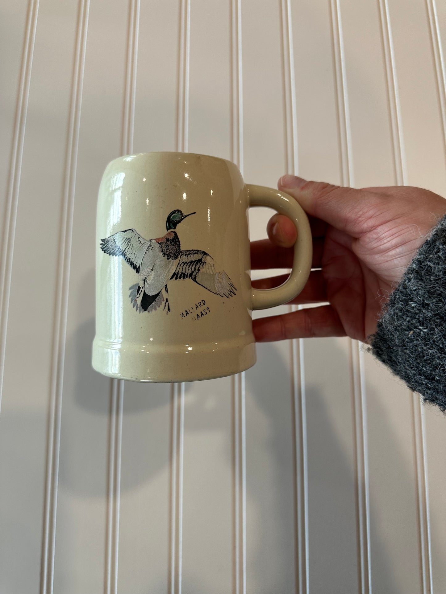 Vintage mallard mug