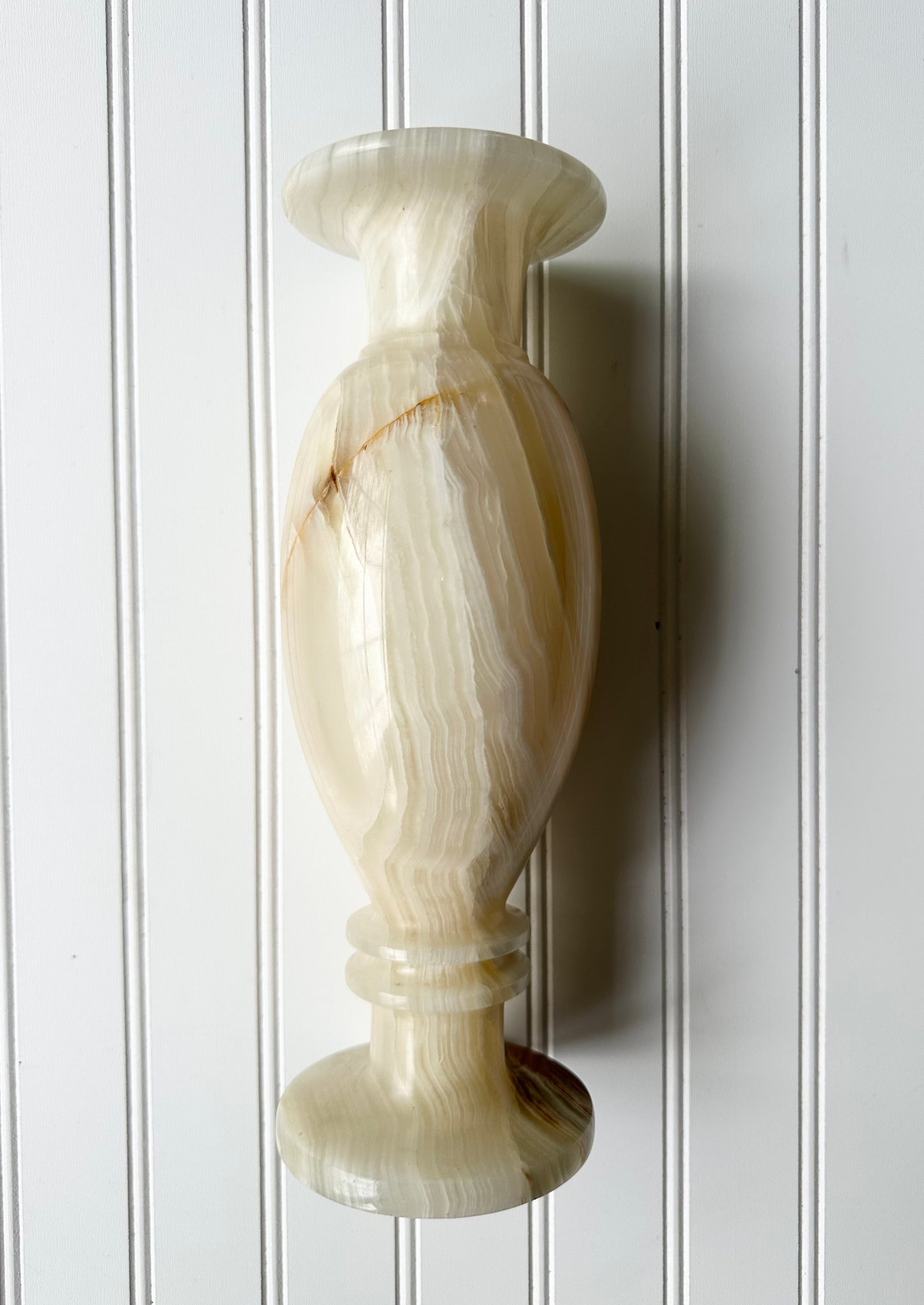 Vintage onyx vase