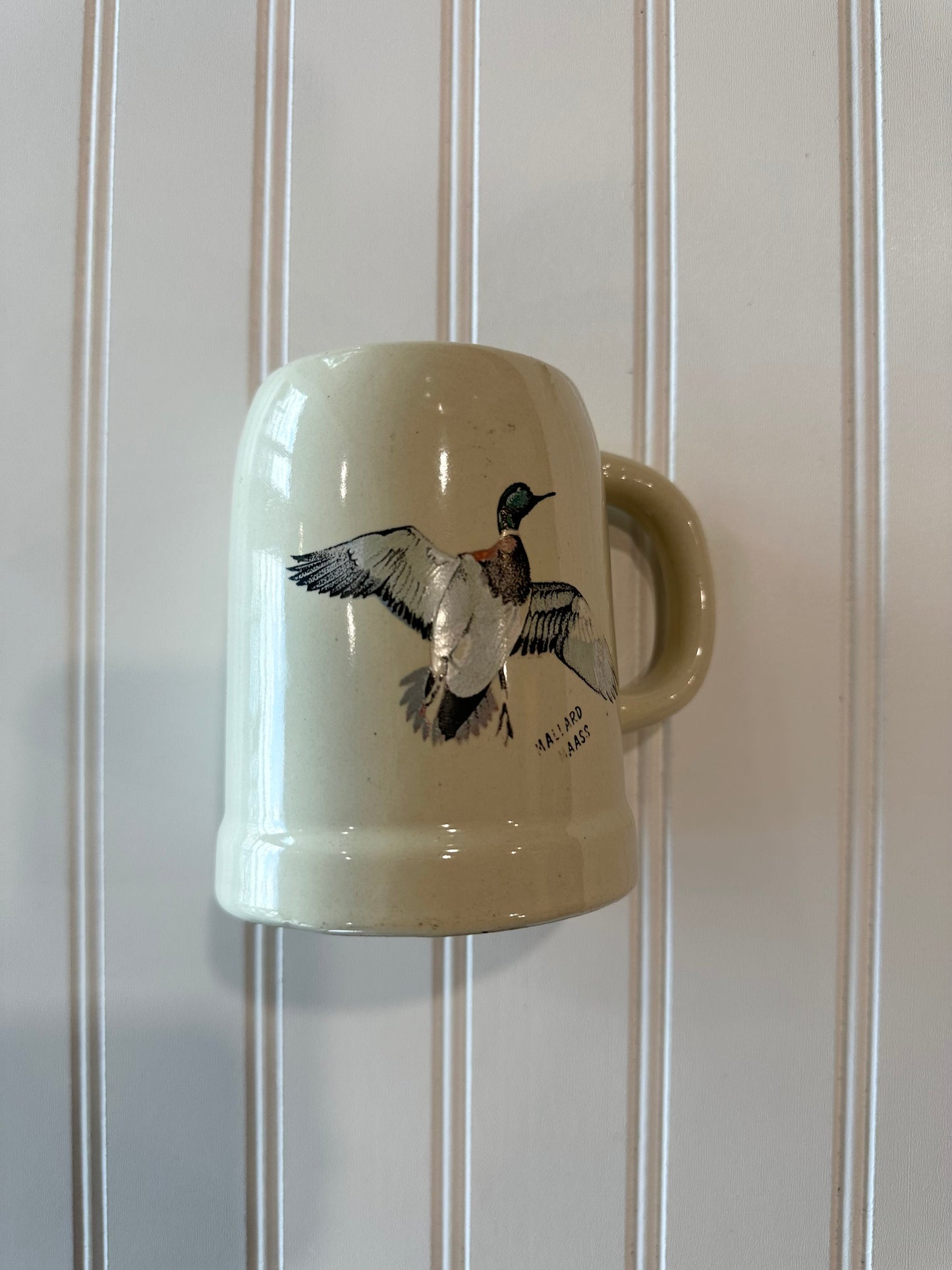 Vintage mallard mug