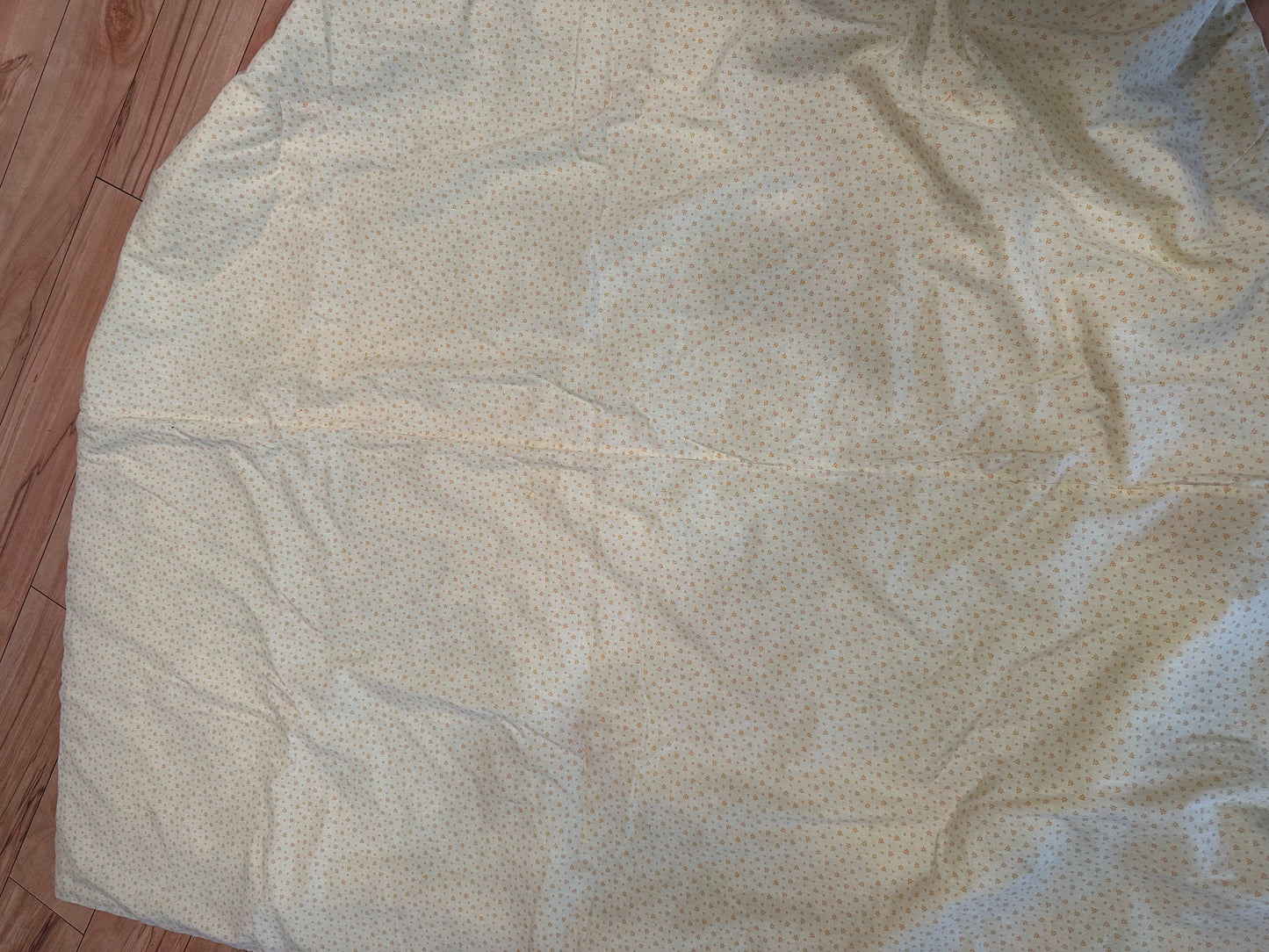 Vintage hand tied throw quilt