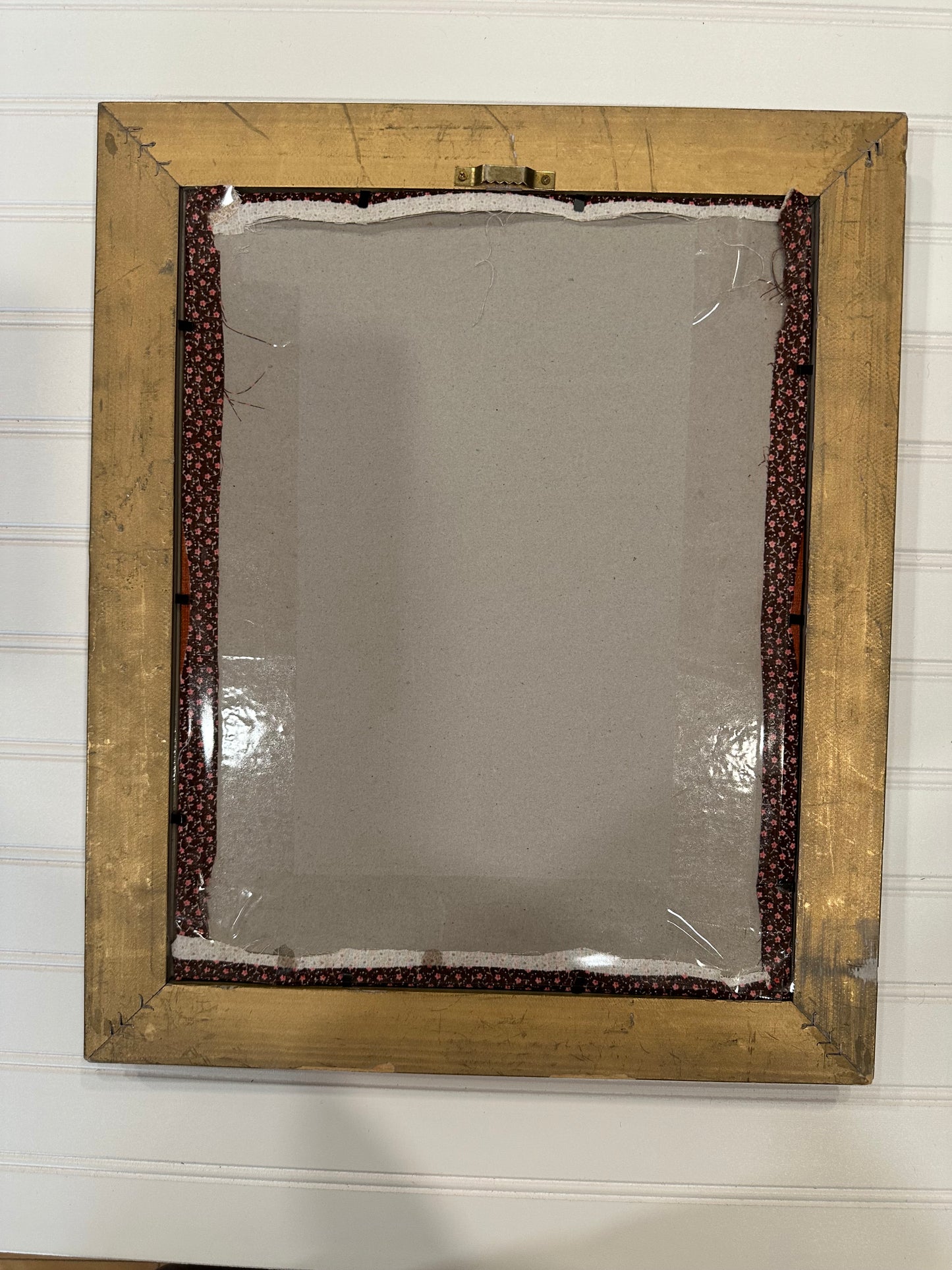 Fabric framed duck art