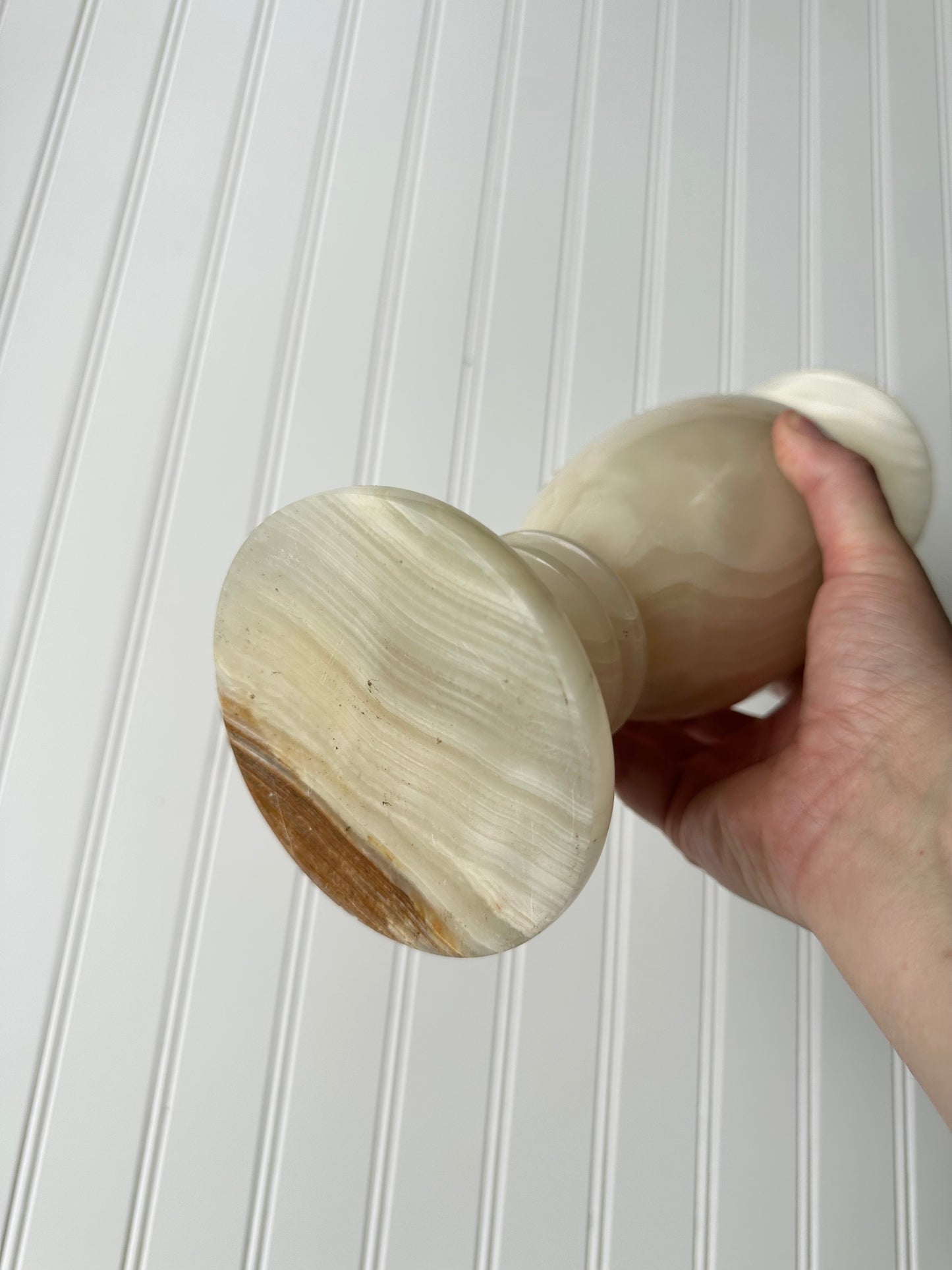 Vintage onyx vase