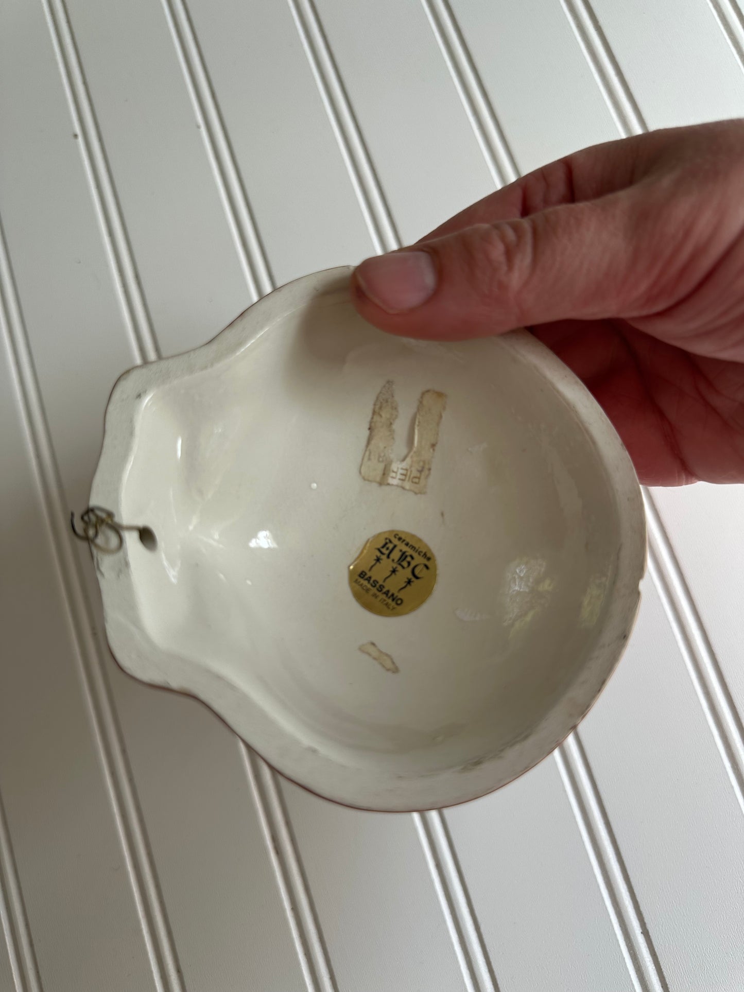 Italian pottery shell mold