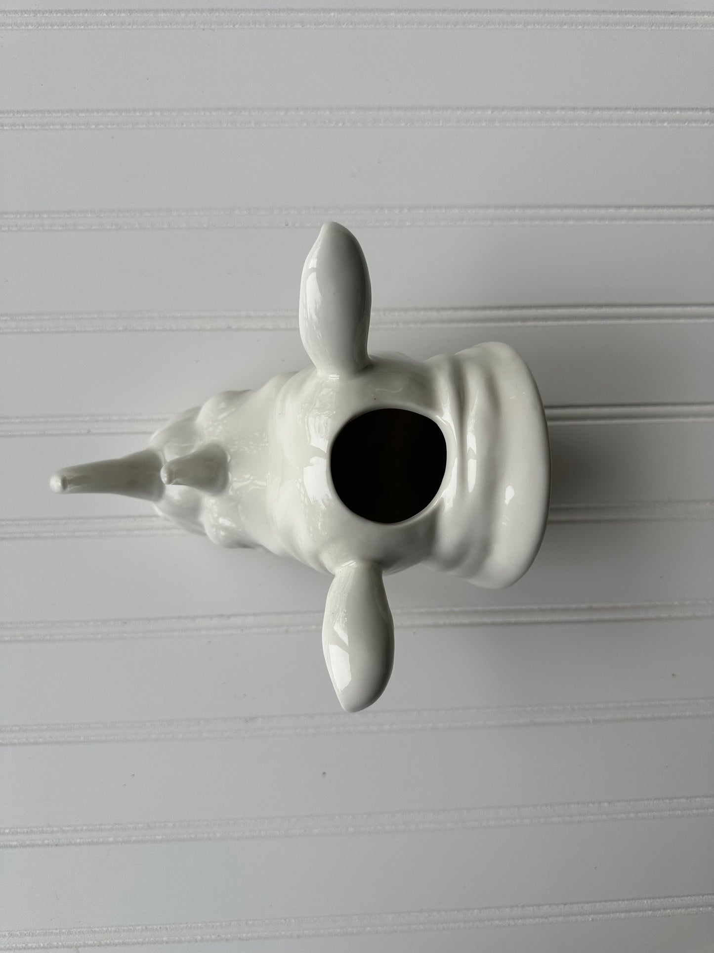 Ceramic rhino wall planter