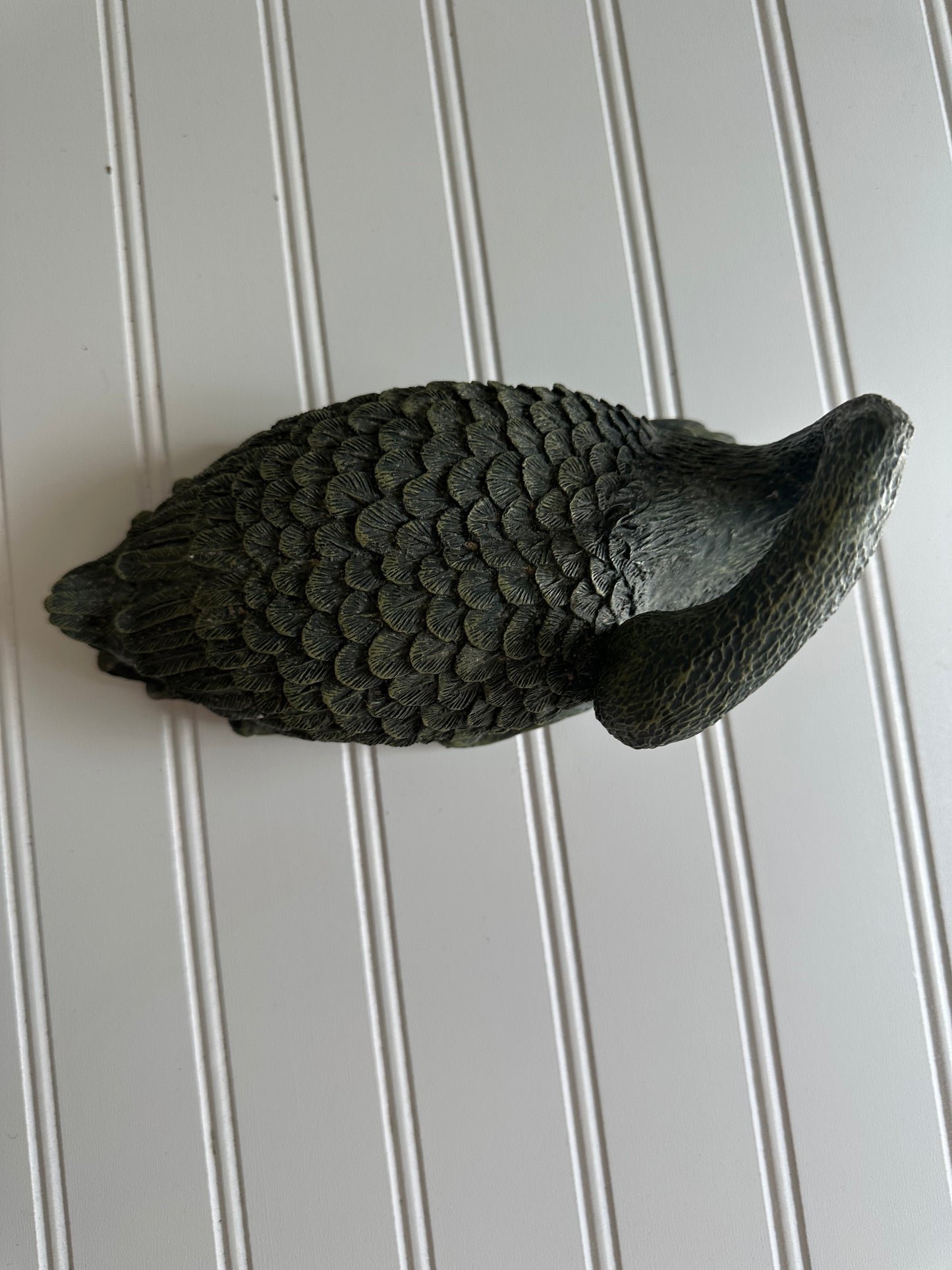 Resin swan figurine