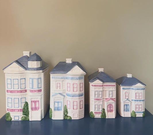 House ceramic canister set