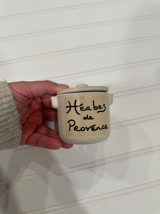 Vintage French herb pot